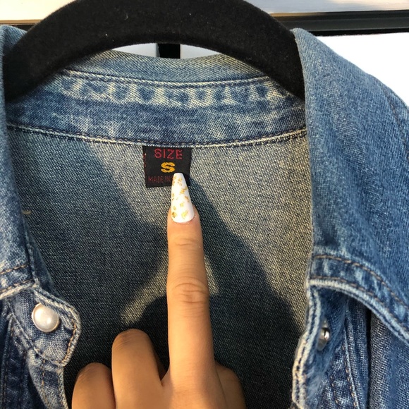 Bongo denim button up shirt - Picture 2 of 4